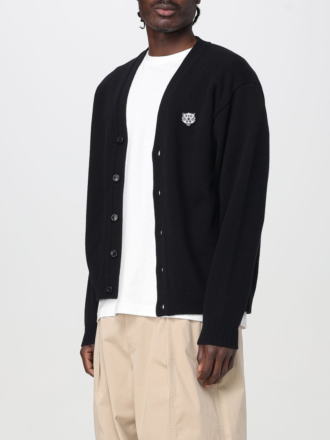 Kenzo Cardigan Men Black
