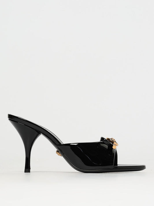 Versace Heeled Sandals Woman Black