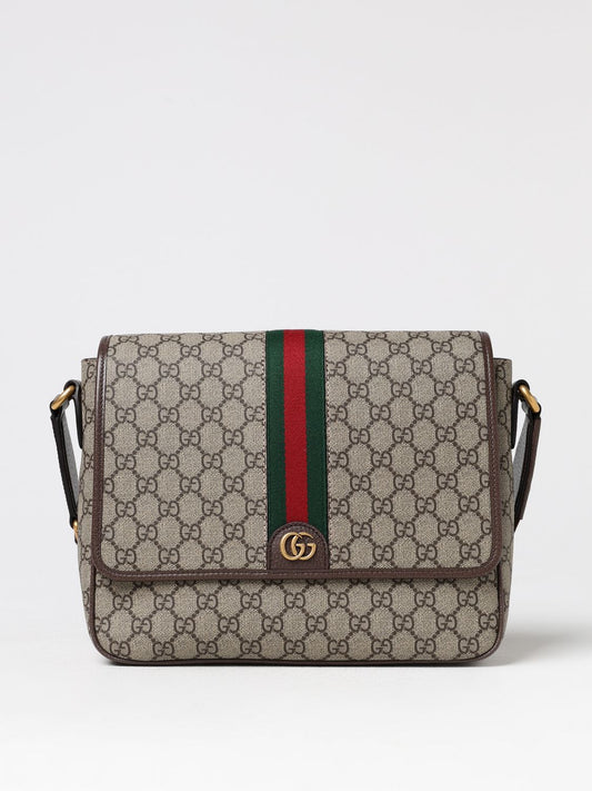 Gucci Shoulder Bag Men Beige