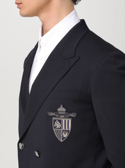 Fendi Blazer Men Blue