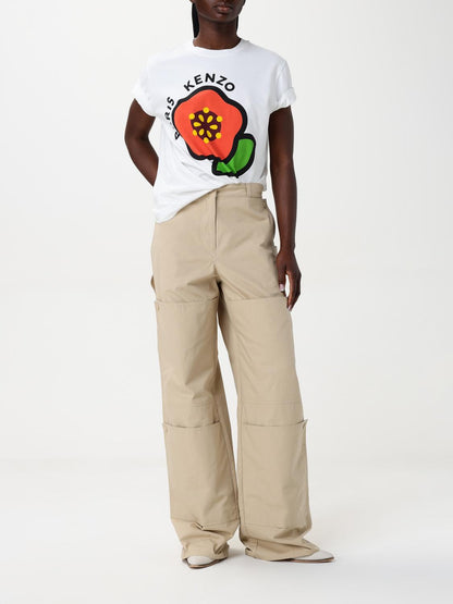Kenzo Pants Woman Beige