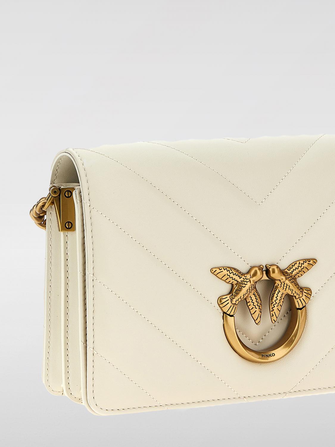 Pinko Crossbody Bags Woman Black
