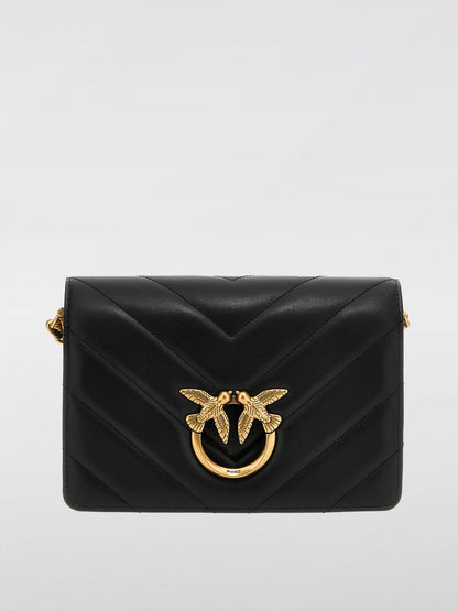 Pinko Crossbody Bags Woman Black