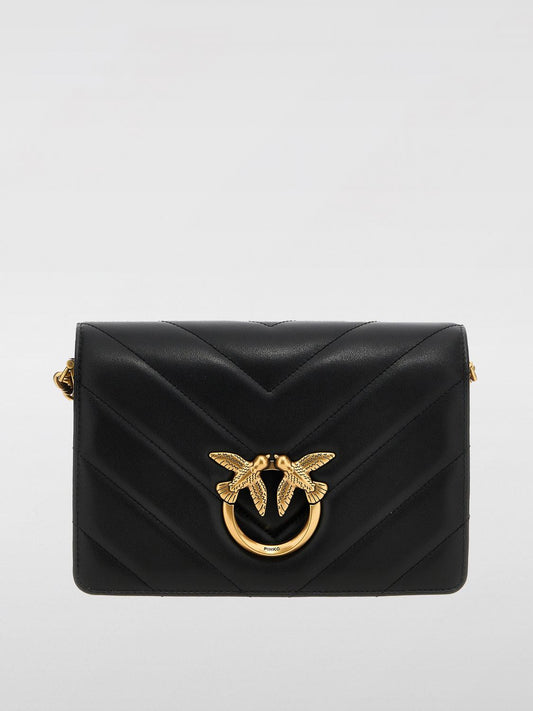 Pinko Crossbody Bags Woman Black