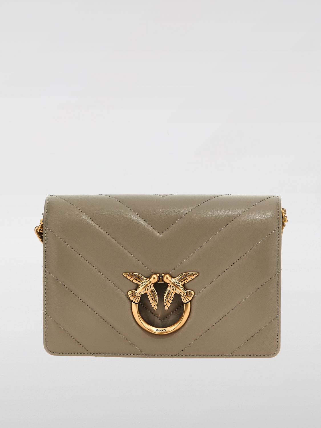Pinko Crossbody Bags Woman Black