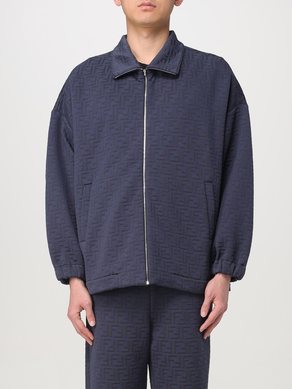 Fendi Jacket Men Blue
