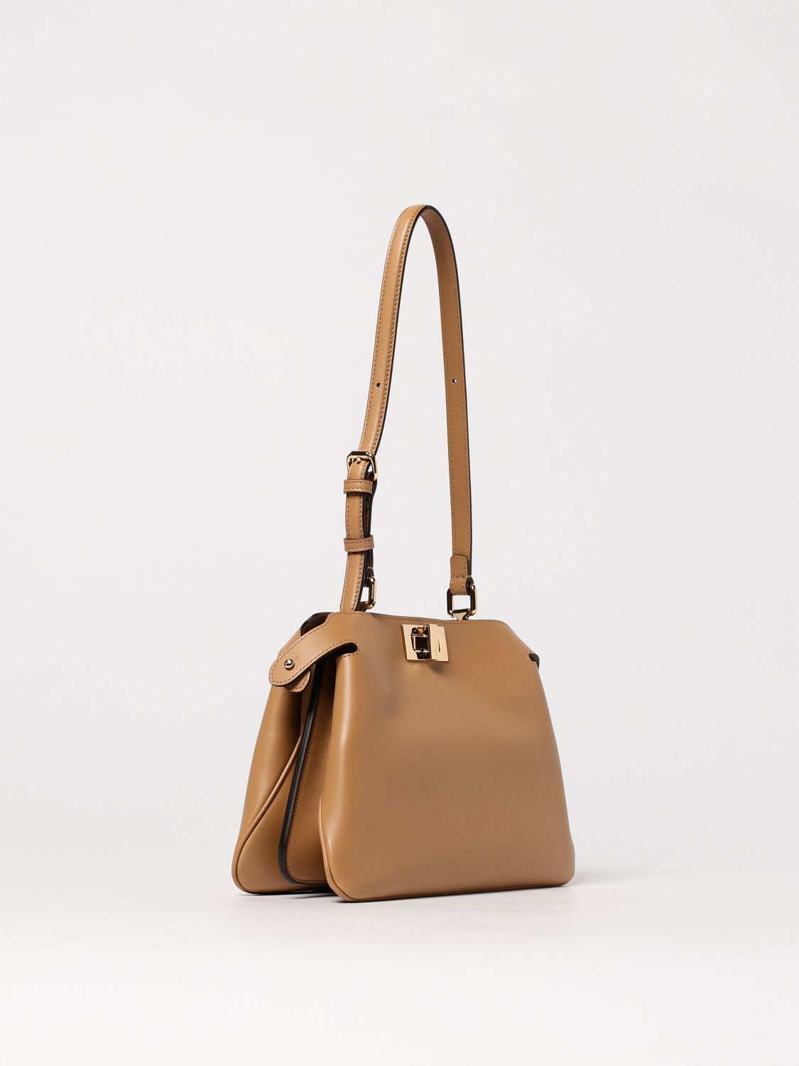 Fendi Shoulder Bag Woman Beige