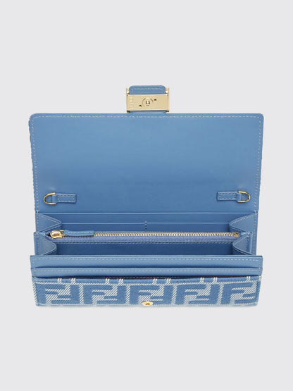 Fendi Crossbody Bags Woman Gnawed Blue
