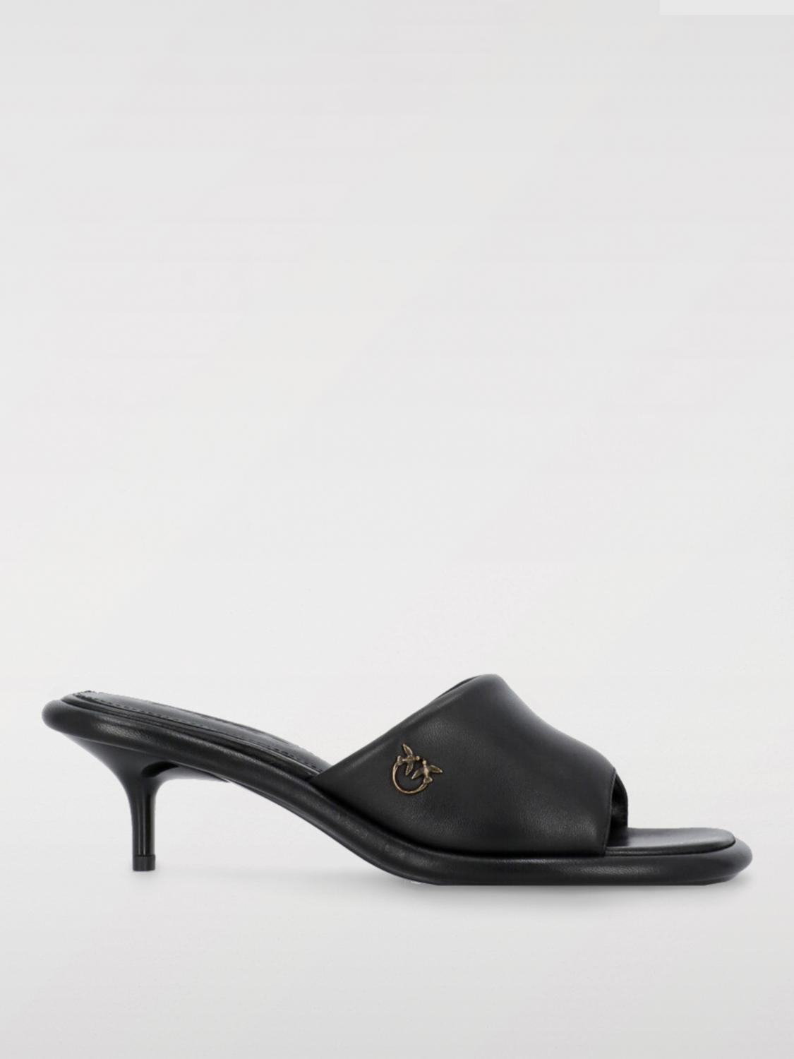 Pinko Heeled Sandals Woman Black