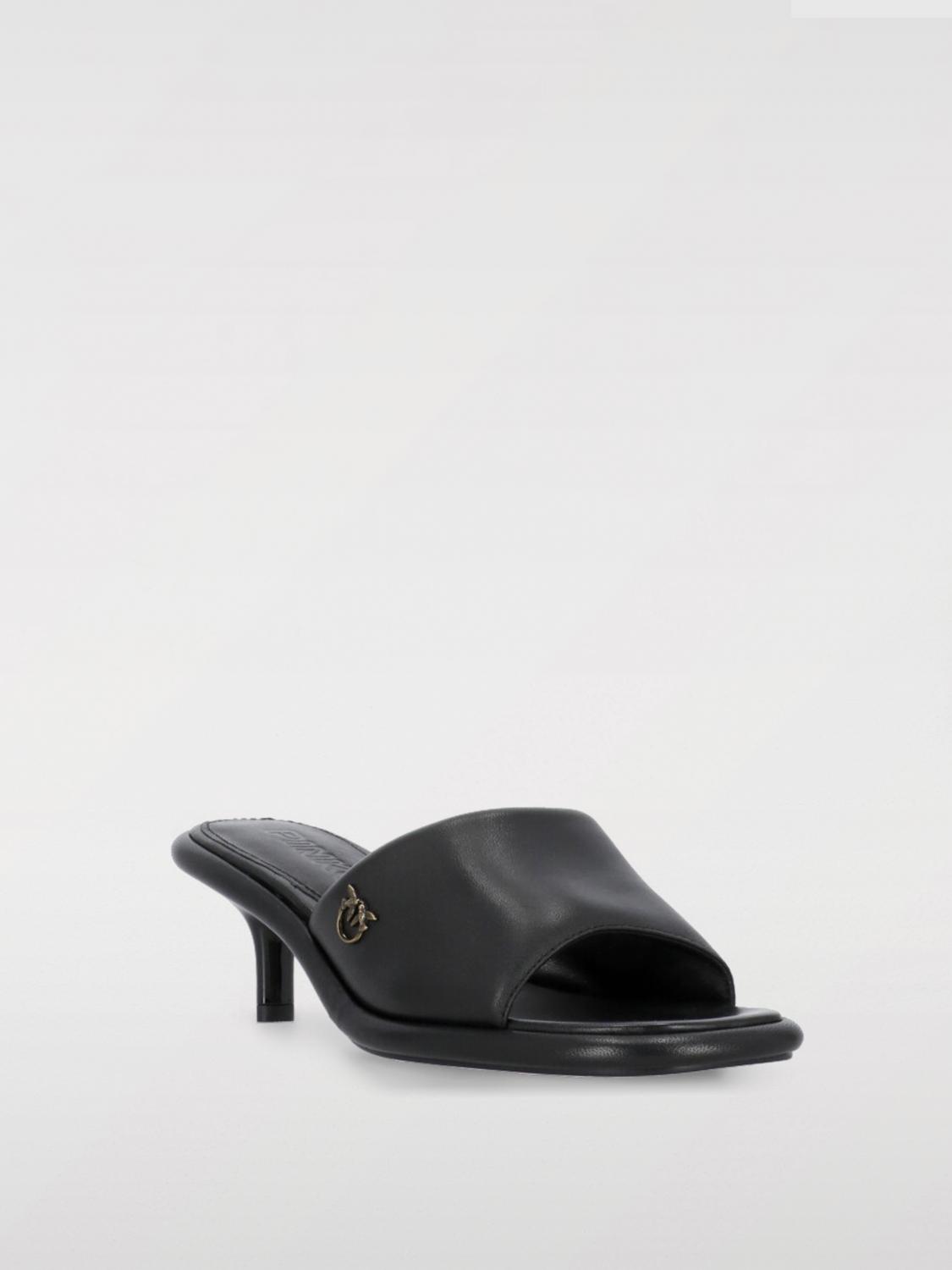 Pinko Heeled Sandals Woman Black