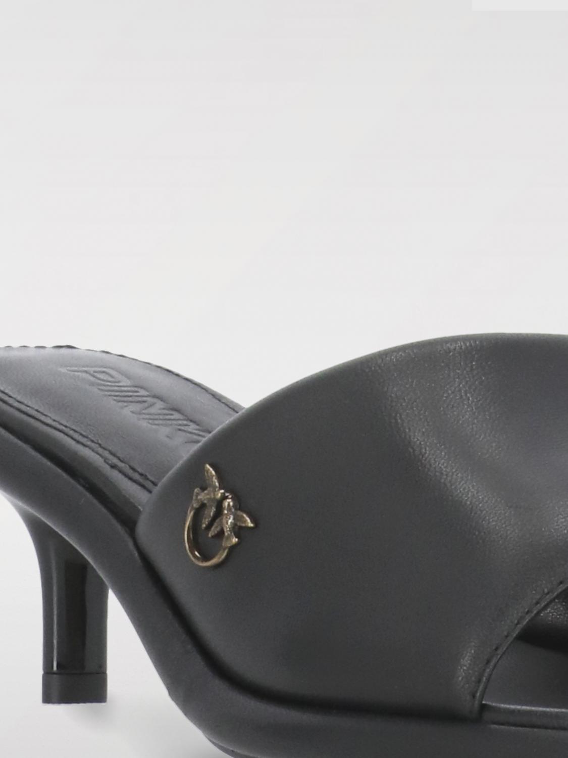 Pinko Heeled Sandals Woman Black
