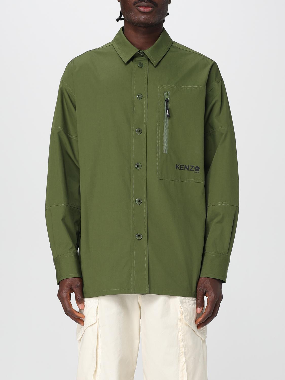 Kenzo Shirt Men Kaki