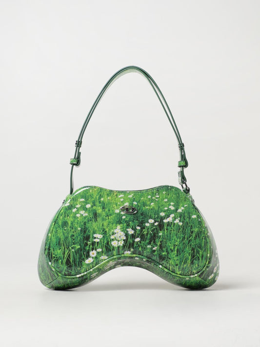 Diesel Shoulder Bag Woman Green