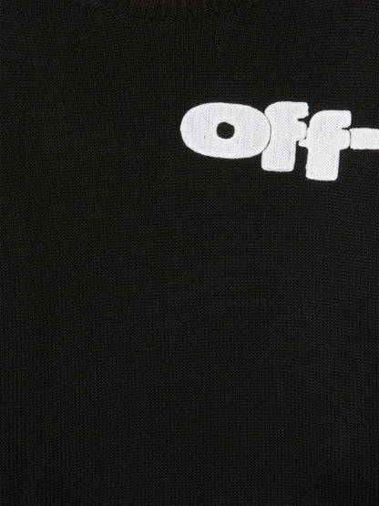 Off White Kids Sweater Kids Black