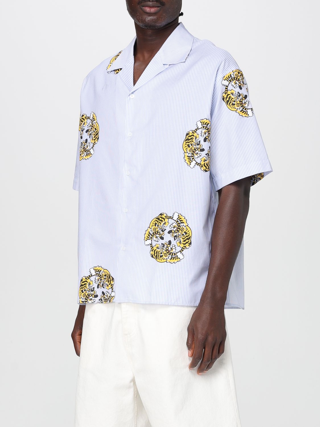 Kenzo Shirt Men Gnawed Blue