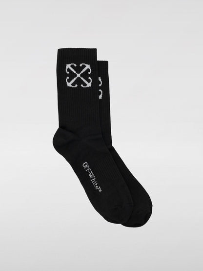 Off White Socks Men Black
