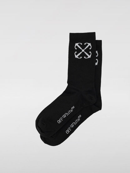 Off White Socks Men Black