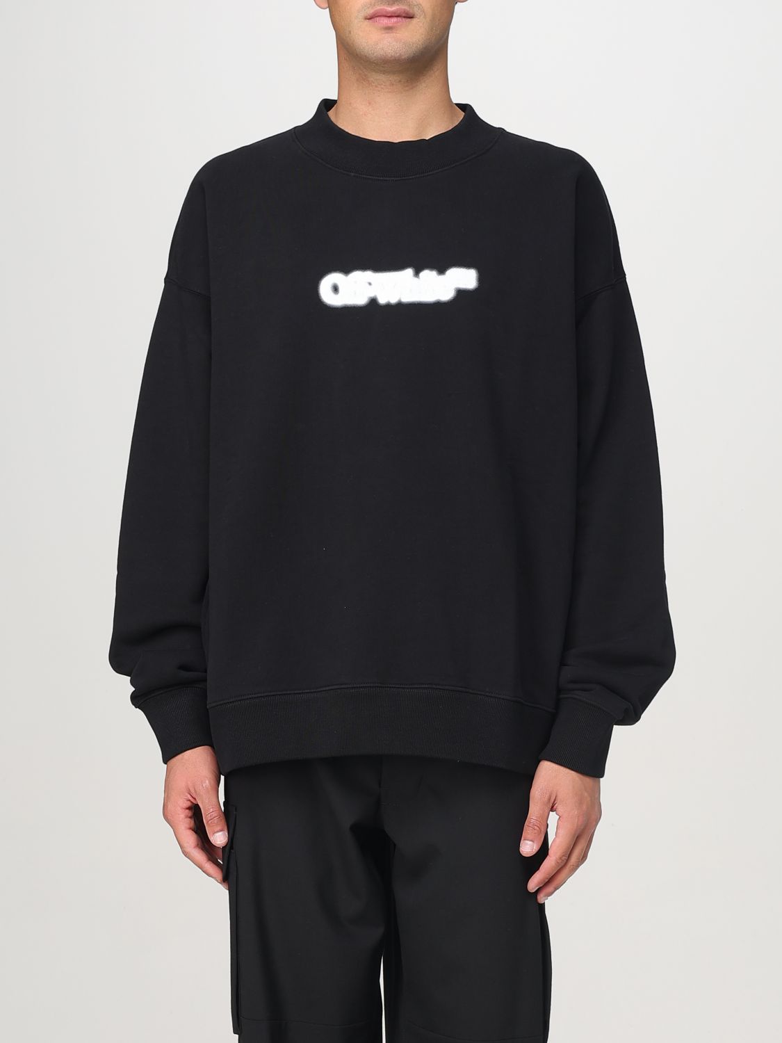 Off White Sweatshirt Men Black