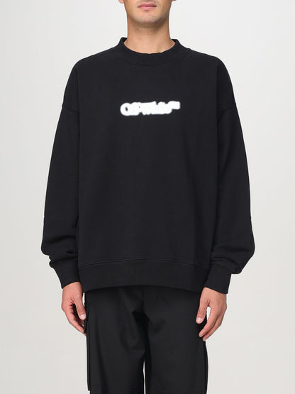 Off White Sweatshirt Men Black