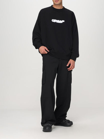 Off White Sweatshirt Men Black