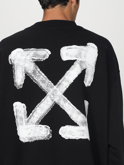 Off White Sweatshirt Men Black