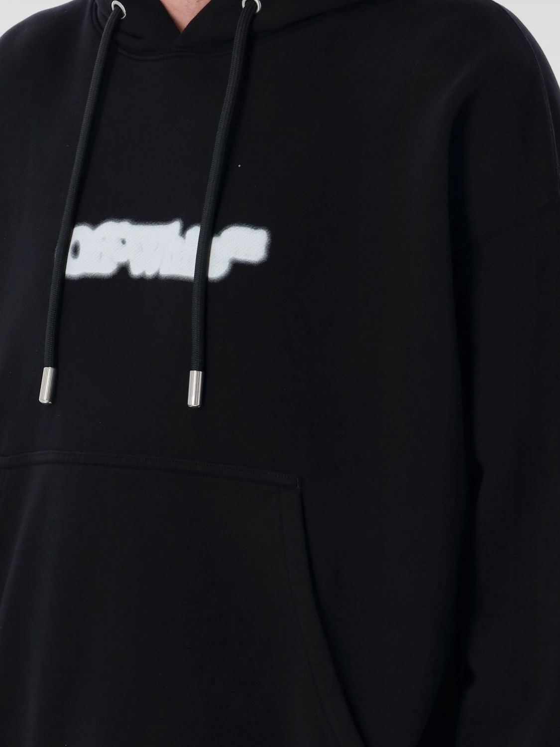 Off White Sweatshirt Men Black