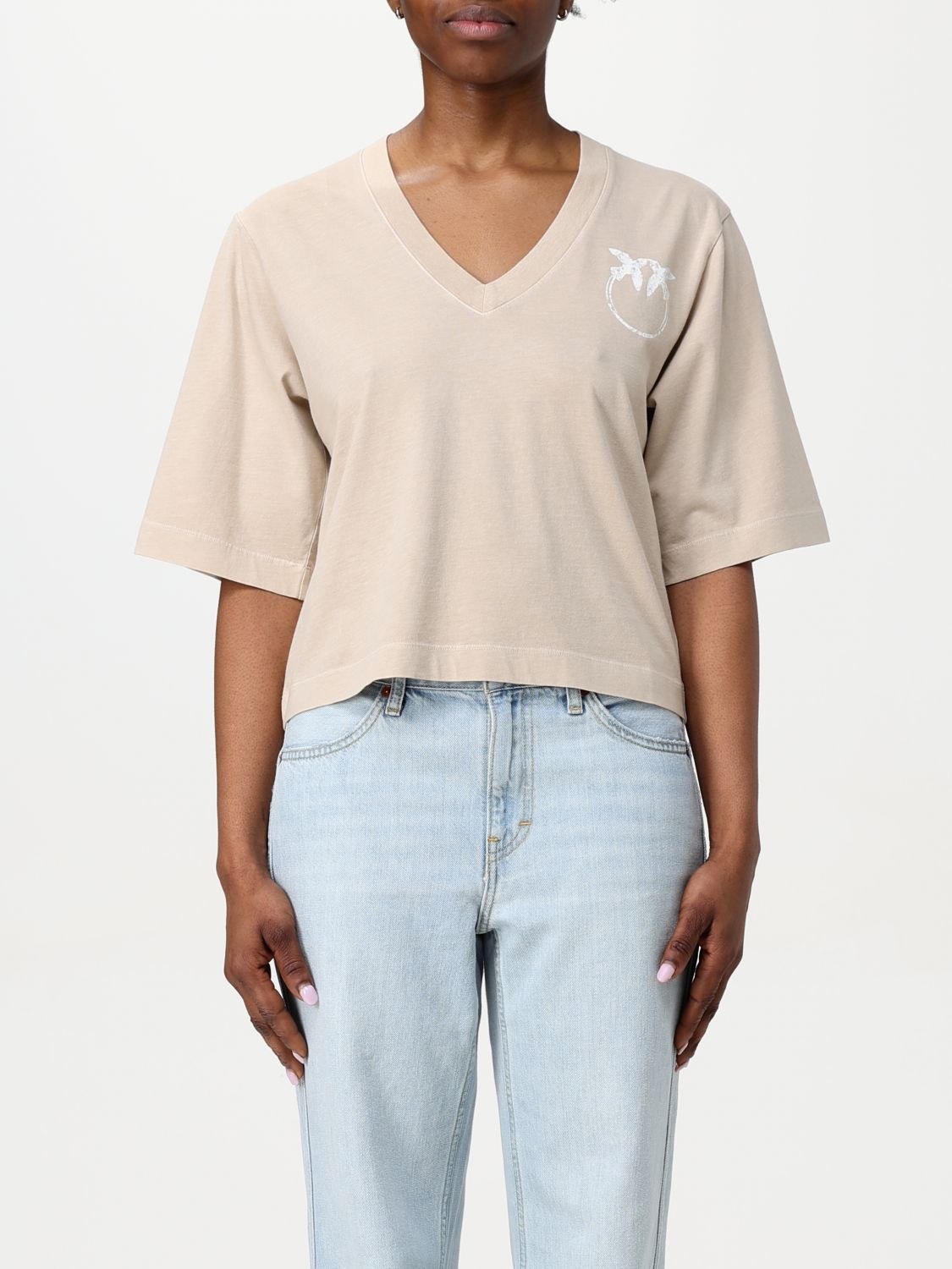 Pinko T Shirt Woman Grey