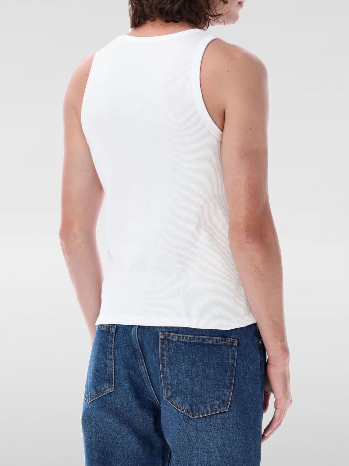 Off White Tank Top Men White