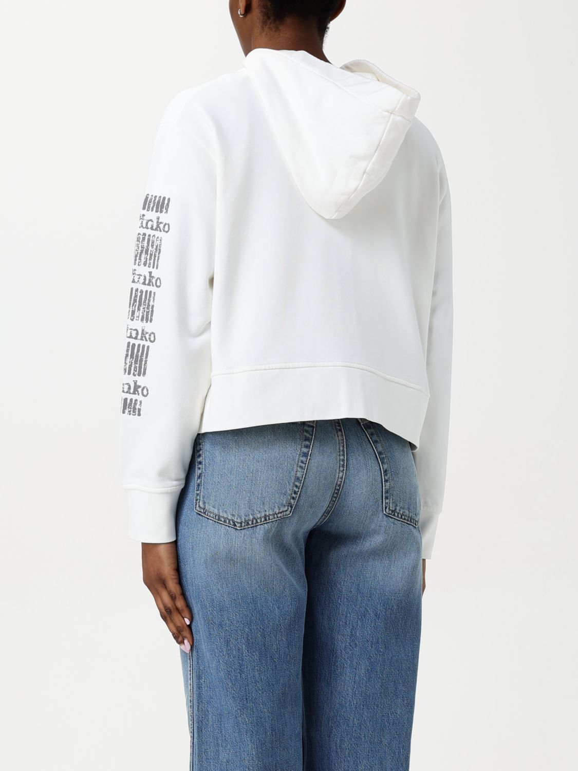 Pinko Sweatshirt Woman Grey