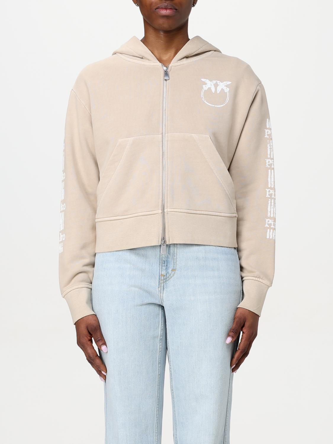 Pinko Sweatshirt Woman Grey