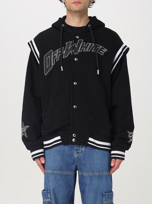 Off White Sweatshirt Men Black