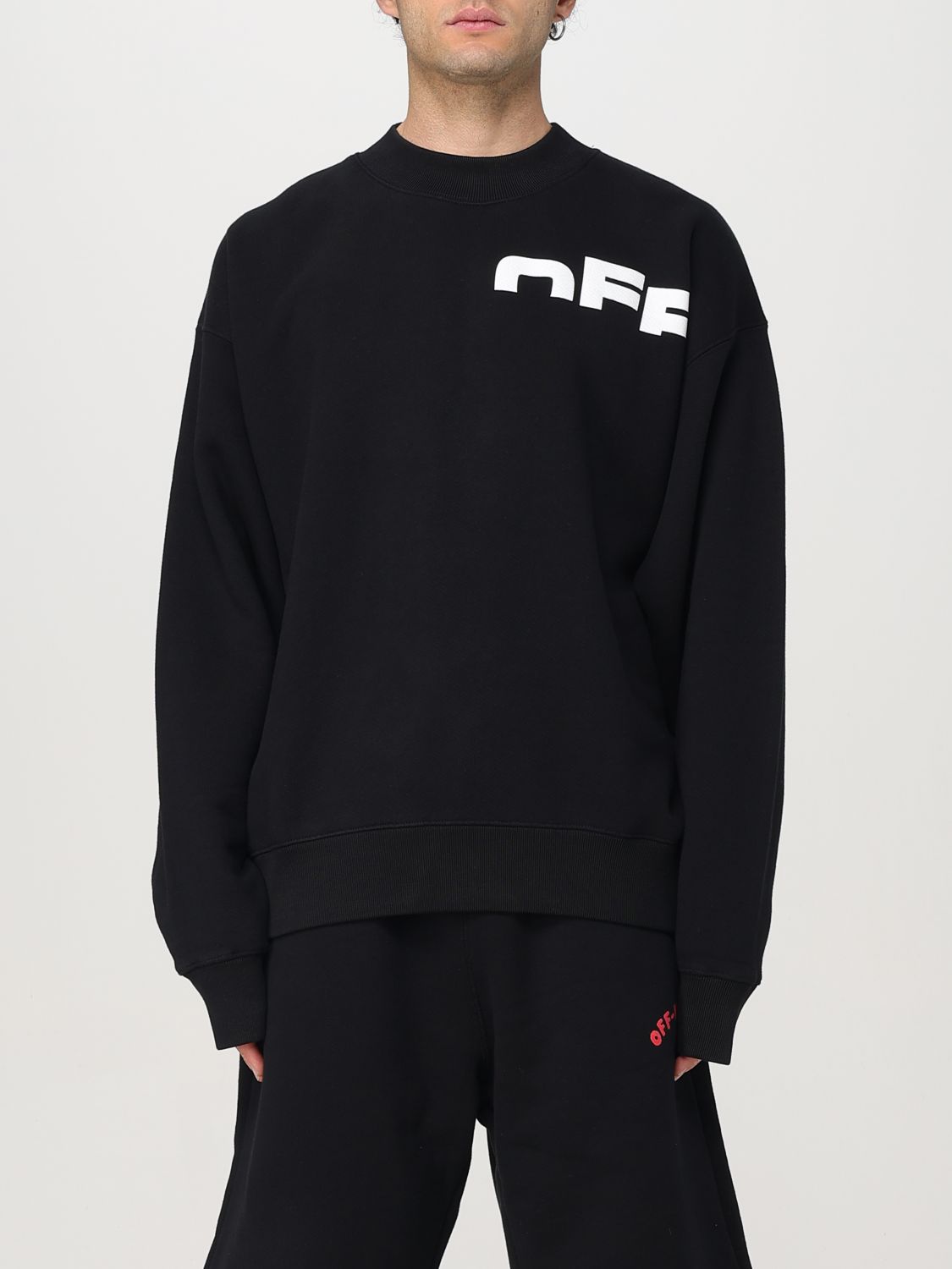 Off White Sweatshirt Men White
