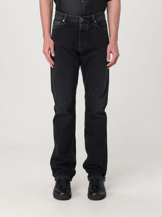 Off White Jeans Men Black