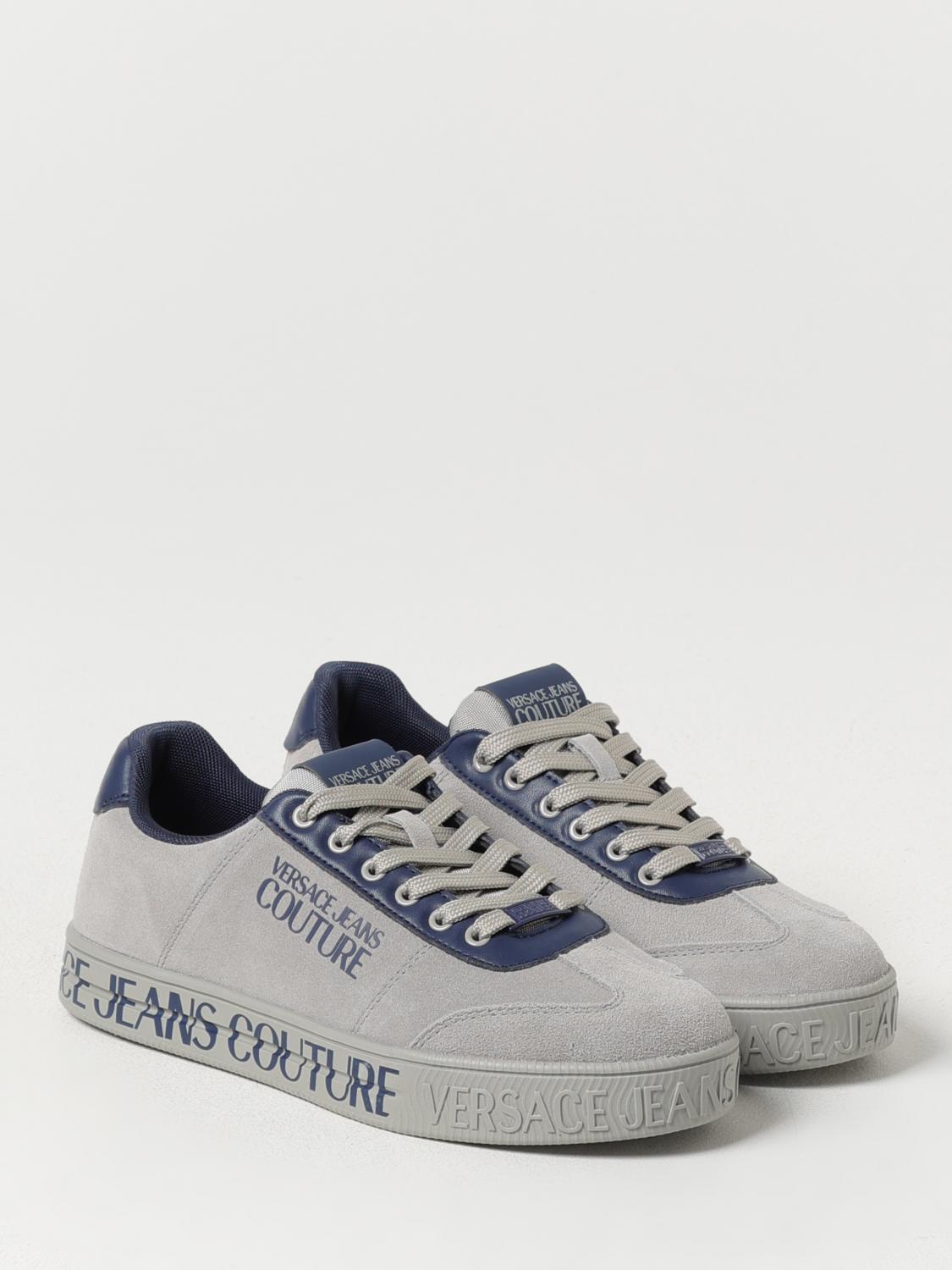 スニーカー VERSACE JEANS COUTURE Woman Sneakers Grey 78YA3SK6ZPB02 800 Versace Jeans Couture Sneakers Woman Grey – Modishus