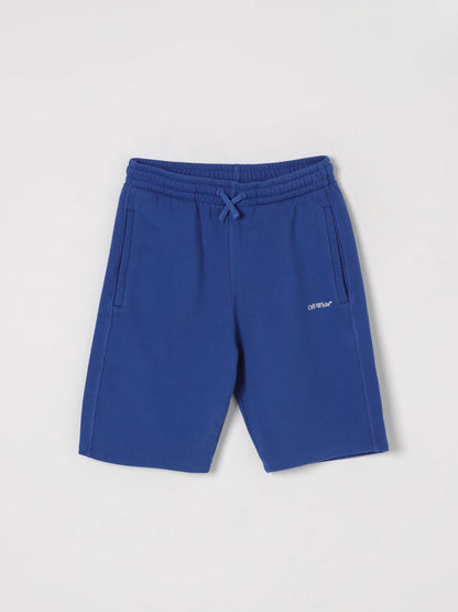 Off White Kids Shorts Kids Blue