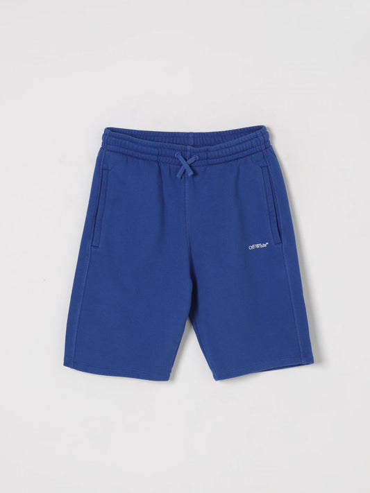 Off White Kids Shorts Kids Blue