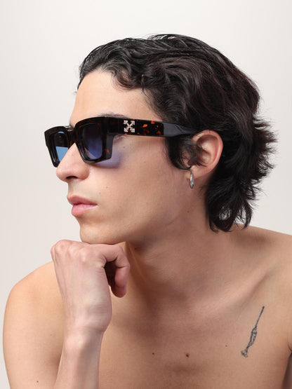 Off White Sunglasses Men Brown
