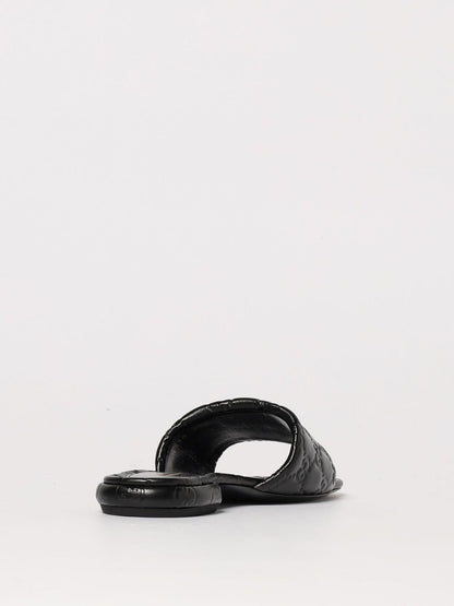 Gucci Flat Sandals Woman Black