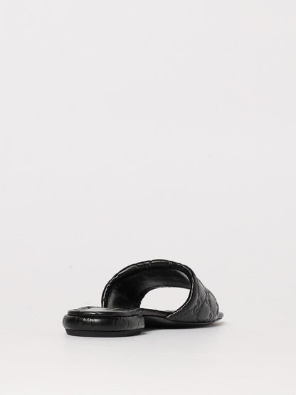 Gucci Flat Sandals Woman Black