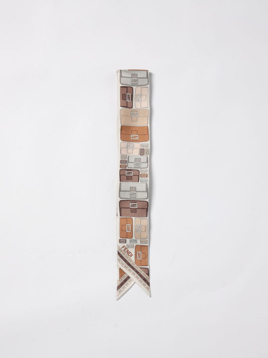 Fendi Neck Scarf Woman Beige