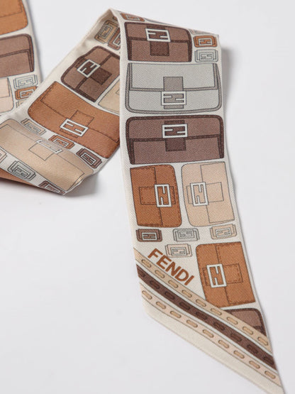Fendi Neck Scarf Woman Beige
