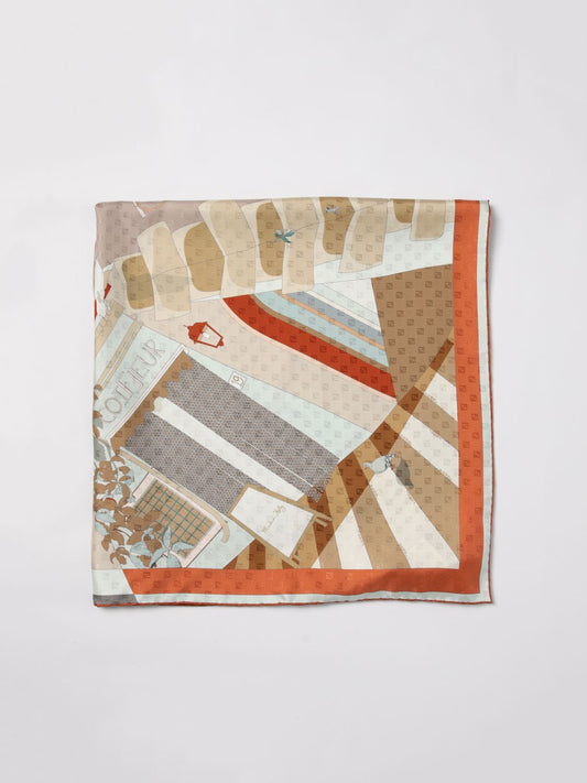 Fendi Neck Scarf Woman Orange