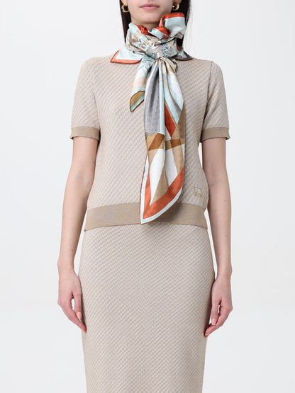 Fendi Neck Scarf Woman Orange
