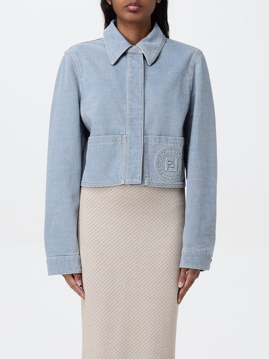 Fendi Jacket Woman Grey