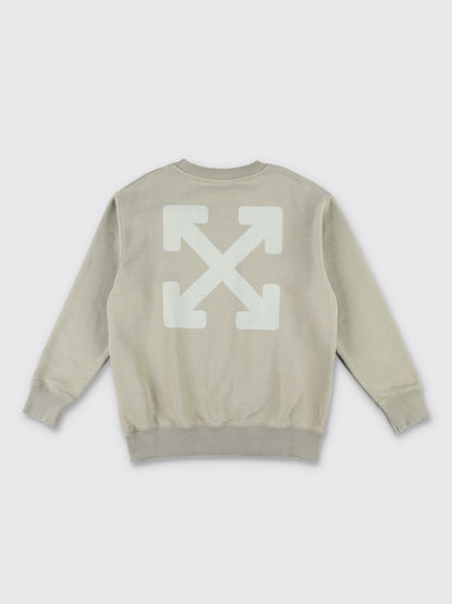 Off White Kids Sweater Kids Kaki