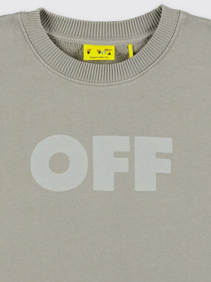 Off White Kids Sweater Kids Kaki
