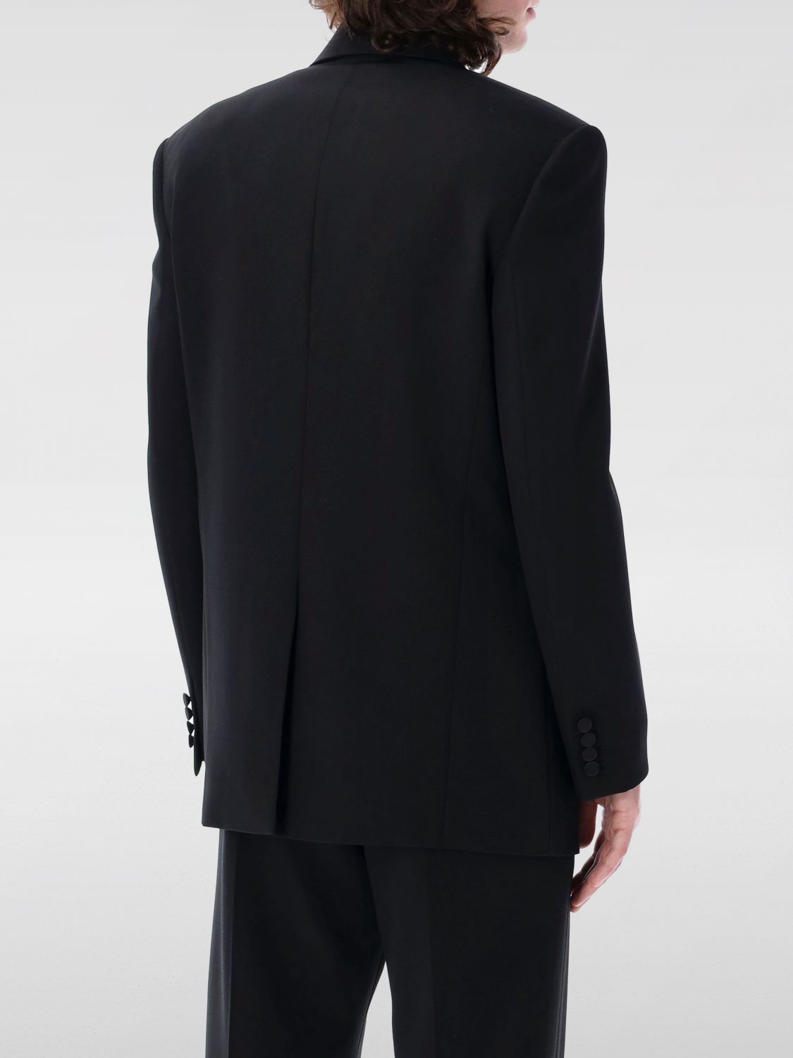 Saint Laurent Blazer Men Black