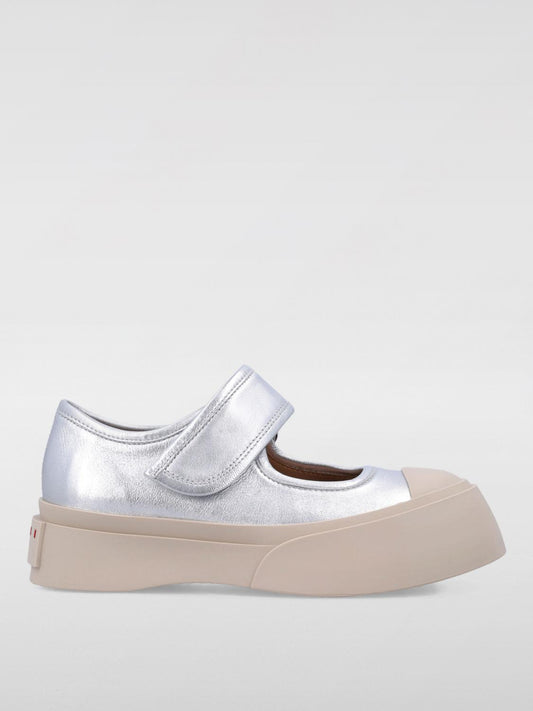 Marni Ballet Flats Woman Silver