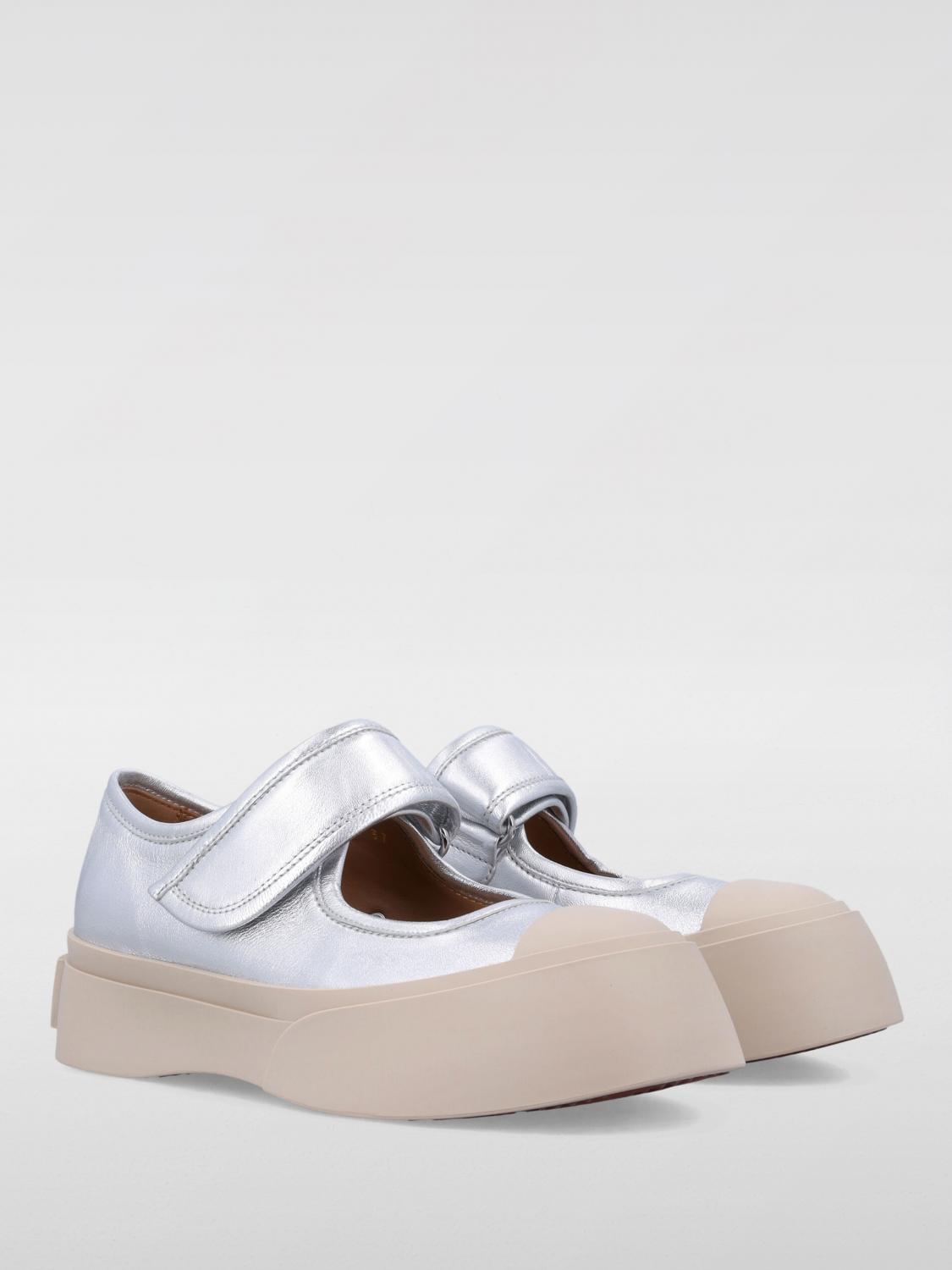 Marni Ballet Flats Woman Silver