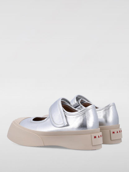 Marni Ballet Flats Woman Silver
